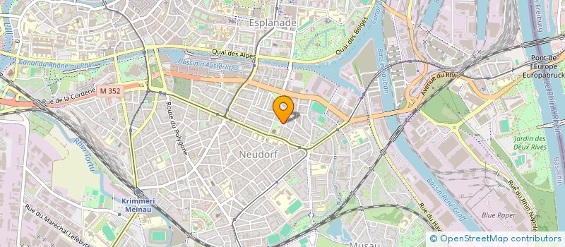 localisation de l'entreprise FONDS DE DOTATION LE CERISIER à STRASBOURG