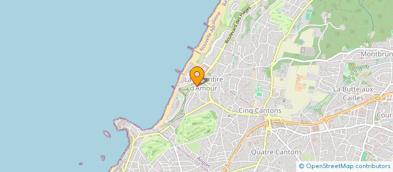 localisation de l'entreprise FONDS DE DOTATION LE NID BASQUE  ANGLET