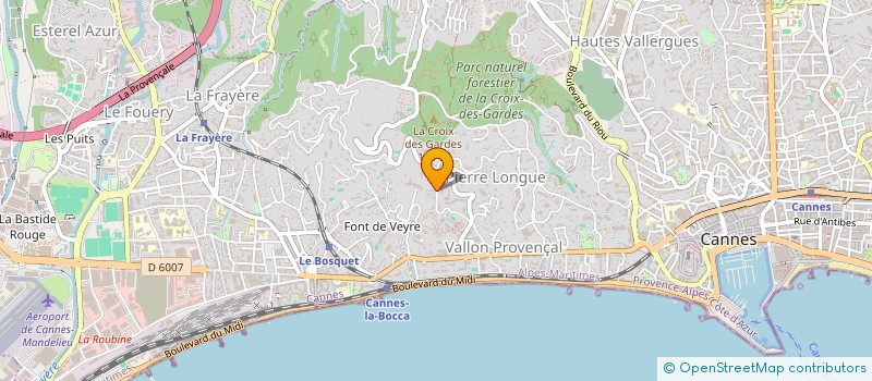 localisation de l'entreprise FONDS DE DOTATION LE RAYON DE SOLEIL DE CANNES à CANNES