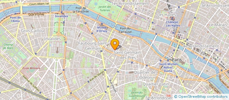 localisation de l'entreprise FONDS DE DOTATION LE REVE DE L'OISEAU à PARIS