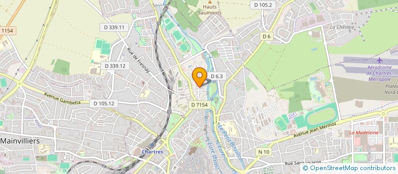 localisation de l'entreprise FONDS DE DOTATION LES AMIS DE LA CATHEDRALE ND DE LA PAIX N'DJAMENA (ACNDP OU ACP N'DJAMENA) à CHARTRES