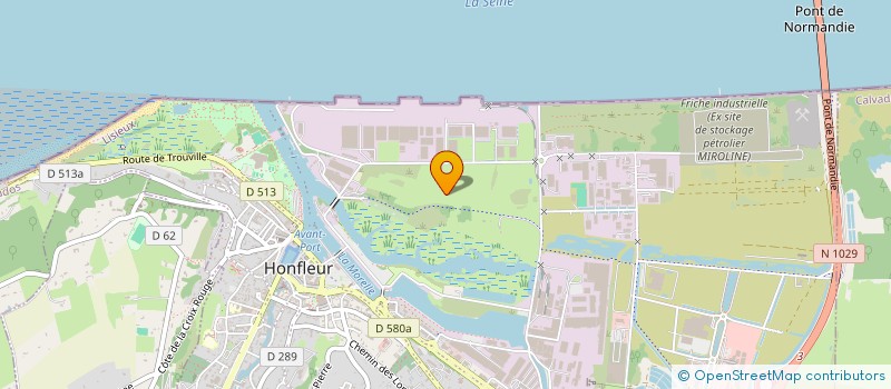 localisation de l'entreprise FONDS DE DOTATION LES AMIS DE LA MORA à HONFLEUR