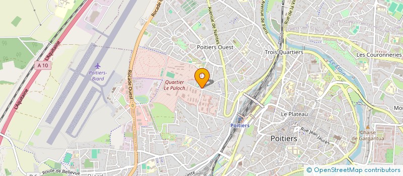 localisation de l'entreprise FONDS DE DOTATION LES AMIS DU RICM à POITIERS
