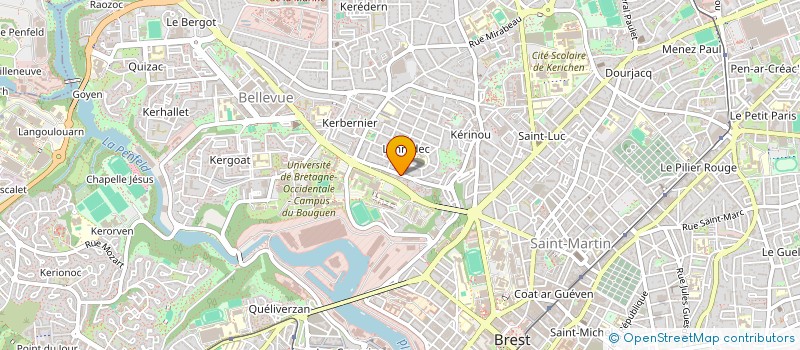 localisation de l'entreprise FONDS DE DOTATION LES AMITIES D'ARMOR SOLIDARITE à BREST