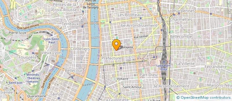 localisation de l'entreprise FONDS DE DOTATION LES COMPAGNONS DU BOU-GAFER  LYON