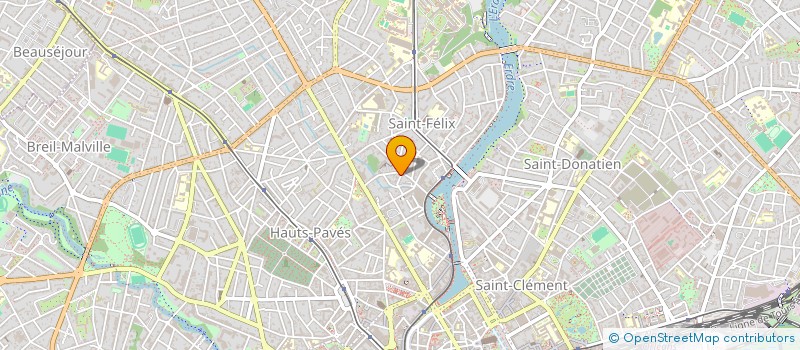 localisation de l'entreprise FONDS DE DOTATION LES EXTRAORDINAIRES à NANTES