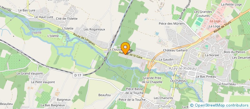localisation de l'entreprise FONDS DE DOTATION LES MAISONNEES  JOUE-LES-TOURS
