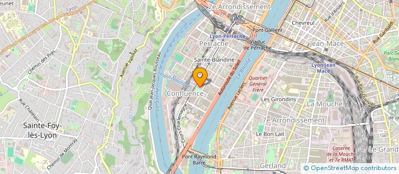 localisation de l'entreprise FONDS DE DOTATION LES MAISONS DES FAMILLES à LYON