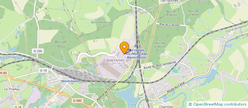 localisation de l'entreprise FONDS DE DOTATION LES PAPILLONS BLANCS BOURGOGNE DU SUD - PBBS  TORCY