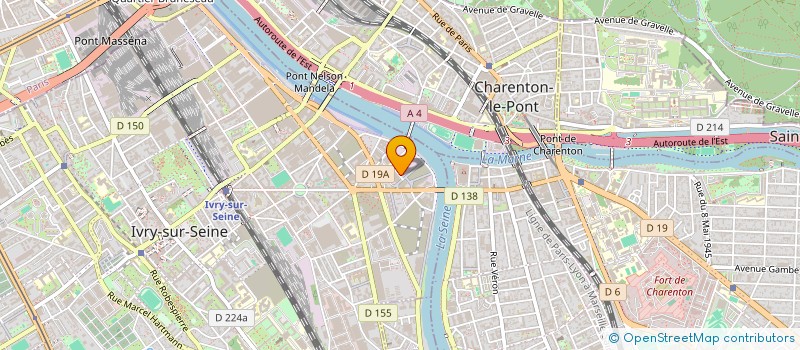 localisation de l'entreprise FONDS DE DOTATION LN  IVRY-SUR-SEINE