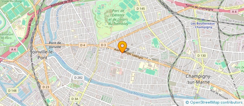 localisation de l'entreprise FONDS DE DOTATION LOUIS ET HENRI NOGUERES POUR LE MUSEE DE LA RESISTANCE NATIONALE  CHAMPIGNY-SUR-MARNE