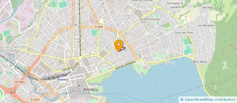 localisation de l'entreprise FONDS DE DOTATION LUCA à ANNECY