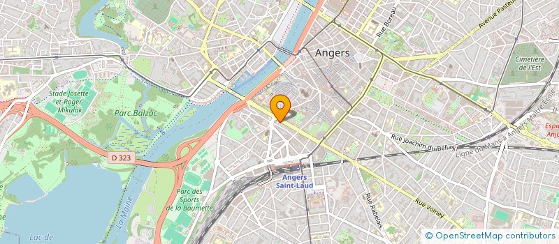 localisation de l'entreprise FONDS DE DOTATION MECENE & LOIRE  ANGERS