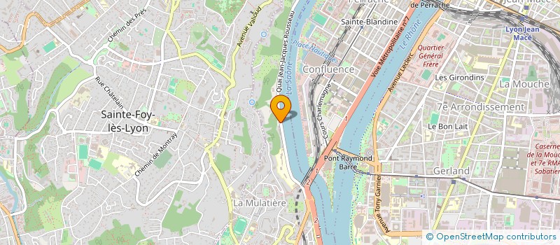 localisation de l'entreprise FONDS DE DOTATION MED SURG SUPPORT à LA MULATIERE