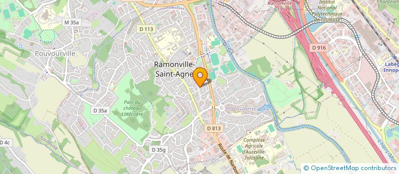 localisation de l'entreprise FONDS DE DOTATION MEDECINES ET PARTAGE à RAMONVILLE-SAINT-AGNE