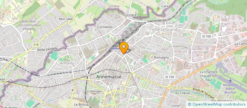 localisation de l'entreprise FONDS DE DOTATION - MUSULMANS D'ANNEMASSE (FDD - MA) à ANNEMASSE
