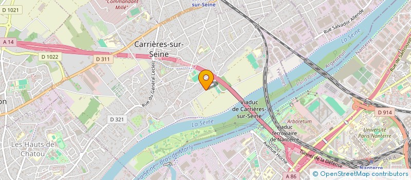 localisation de l'entreprise FONDS DE DOTATION NAFRANE à CARRIERES-SUR-SEINE