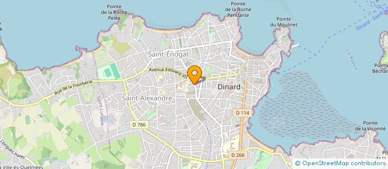 localisation de l'entreprise FONDS DE DOTATION NEUROSCIENCES & AUTISME à DINARD