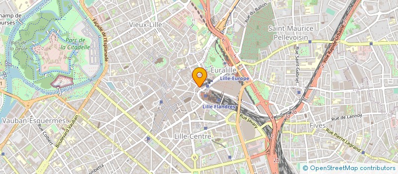 localisation de l'entreprise FONDS DE DOTATION NINA, NOS INITIATIVES, NOTRE AVENIR PAR BGE HAUTS DE FRANCE à LILLE