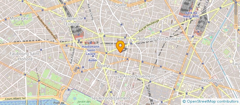 localisation de l'entreprise FONDS DE DOTATION NOS EPAULES ET VOS AILES  PARIS