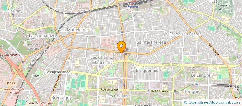 localisation de l'entreprise FONDS DE DOTATION NOVA -KER  RENNES