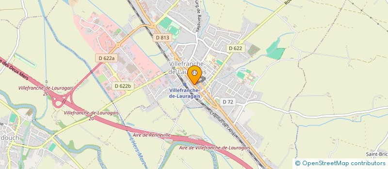 localisation de l'entreprise FONDS DE DOTATION NYMPHALIS  VILLEFRANCHE-DE-LAURAGAIS