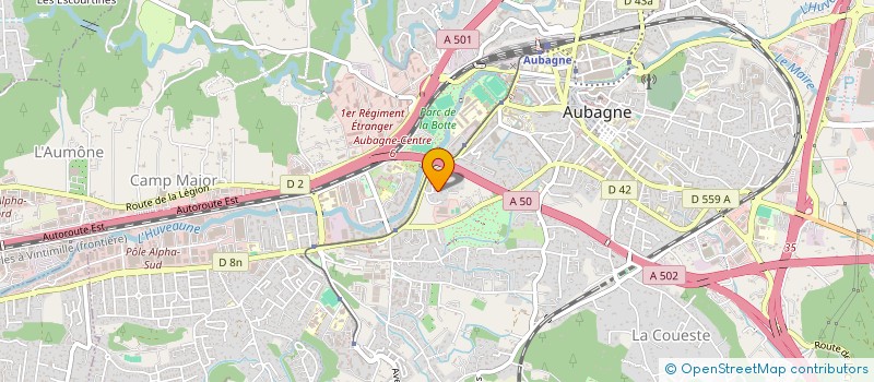 localisation de l'entreprise FONDS DE DOTATION OLLIVIER-SICARD  AUBAGNE