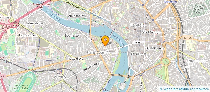 localisation de l'entreprise FONDS DE DOTATION ONCORESONANCE ECOLE DES SAVOIRS ET DES METIERS EN CANCEROLOGIE à TOULOUSE