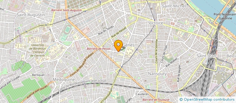 localisation de l'entreprise FONDS DE DOTATION OREAG à BORDEAUX