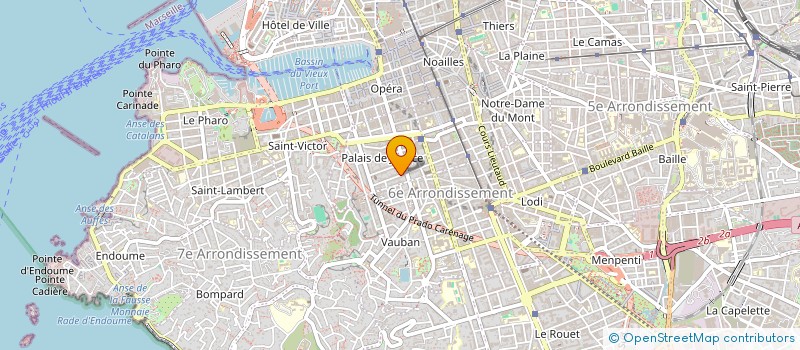 localisation de l'entreprise FONDS DE DOTATION PAULETTE GHIRON-BISTAGNE à MARSEILLE