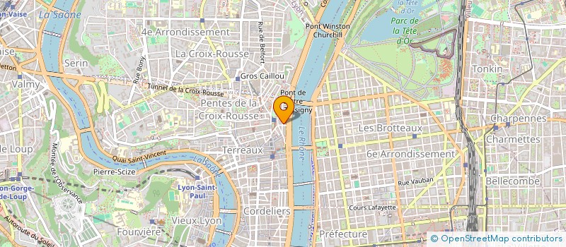 localisation de l'entreprise FONDS DE DOTATION PDAJM3P à LYON