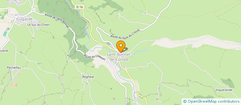 localisation de l'entreprise FONDS DE DOTATION PERSONNE à SAINT-BONNET-DE-CONDAT
