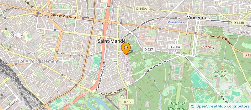 localisation de l'entreprise FONDS DE DOTATION PHILIPPE ET YVES SCELLES à SAINT-MANDE