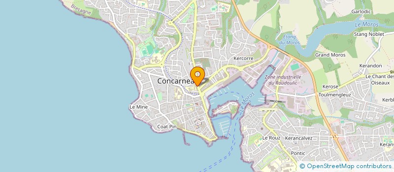 localisation de l'entreprise FONDS DE DOTATION PHOENIX SPORT INITIATIVES  CONCARNEAU