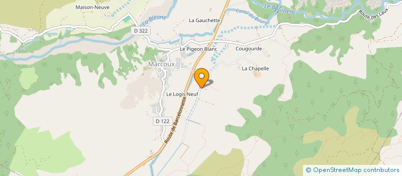 localisation de l'entreprise FONDS DE DOTATION  PIERRE SARAZIN  MARCOUX