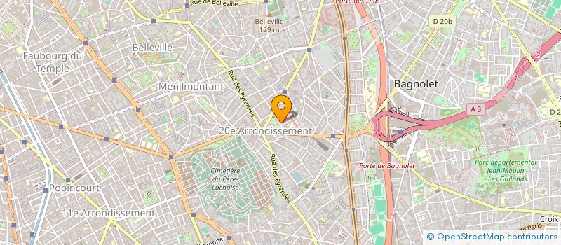 localisation de l'entreprise FONDS DE DOTATION POUR L'INNOVATION DANS LA PRISE EN CHARGE DU CANCER DE LA PROSTATE  PARIS