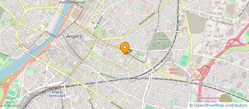 localisation de l'entreprise FONDS DE DOTATION POUR LA PROMOTION DE L'ACCESSION SOCIALE SECURISEE A LA PROPRETE à ANGERS