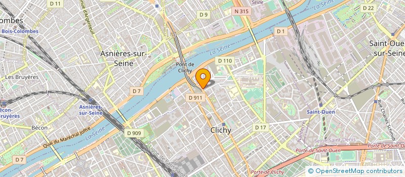 localisation de l'entreprise FONDS DE DOTATION PRO BONO LAB à CLICHY