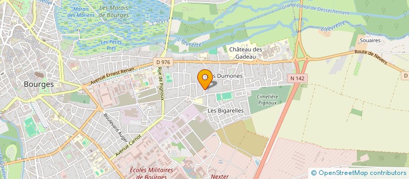 localisation de l'entreprise FONDS DE DOTATION PSEUDOXIA  BOURGES