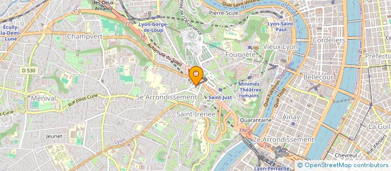 localisation de l'entreprise FONDS DE DOTATION RE-CONNAISSANCE à LYON
