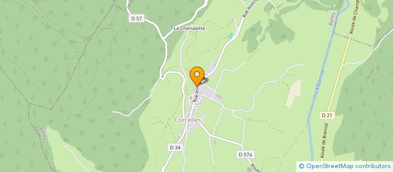 localisation de l'entreprise FONDS DE DOTATION RESILIENCE  BRENOD