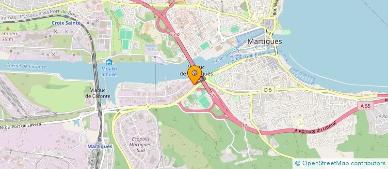 localisation de l'entreprise FONDS DE DOTATION REUSSIR AVEC TOI à MARTIGUES