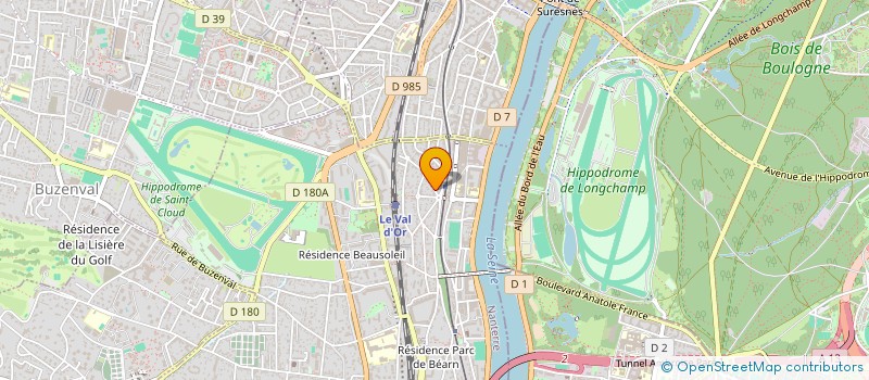 localisation de l'entreprise FONDS DE DOTATION REVER POUR GUERIR STIMULER L'IMAGINAIRE à SAINT-CLOUD