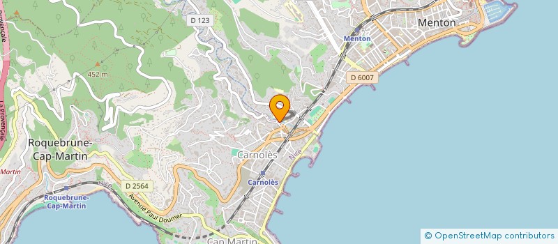 localisation de l'entreprise FONDS DE DOTATION RIVIERA ACTES à MENTON
