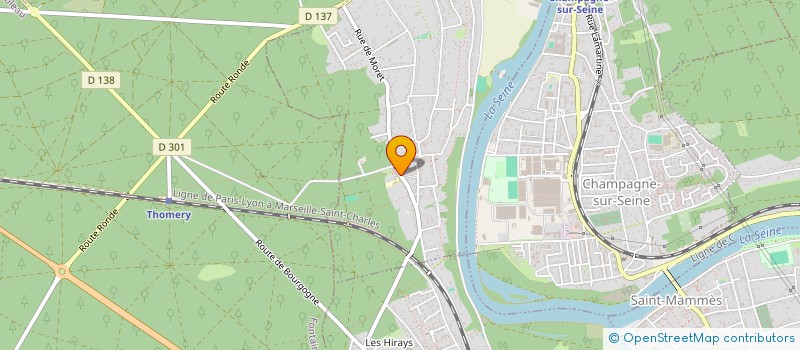 localisation de l'entreprise FONDS DE DOTATION ROSA BONHEUR  THOMERY