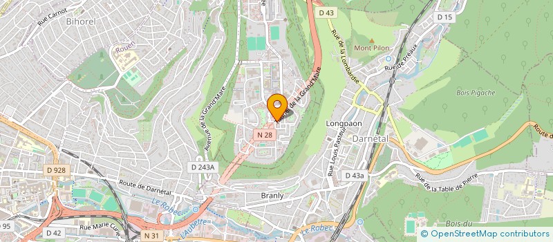 localisation de l'entreprise FONDS DE DOTATION  ROUEN HOCKEY ELITE 76  ROUEN