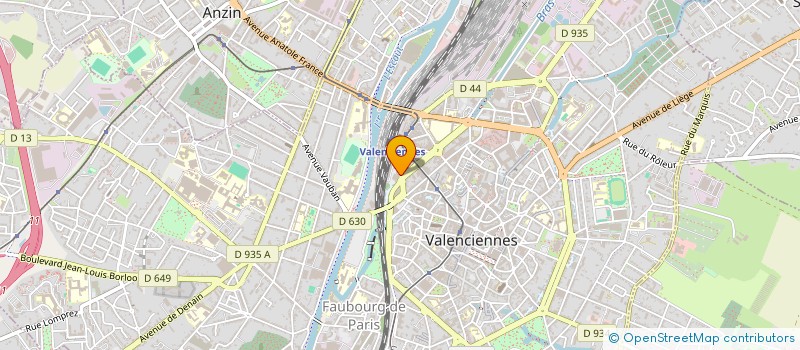 localisation de l'entreprise FONDS DE DOTATION RUBIKA  VALENCIENNES