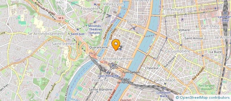 localisation de l'entreprise FONDS DE DOTATION SANTE AUVERGNE RHONE ALPES à LYON