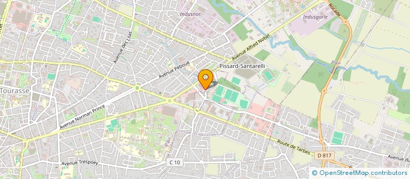 localisation de l'entreprise FONDS DE DOTATION SECTION à PAU