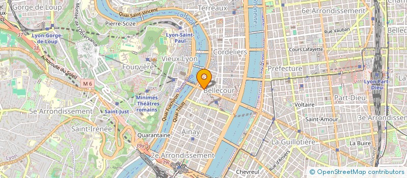 localisation de l'entreprise FONDS DE DOTATION SERVIR LES HOMMES à LYON